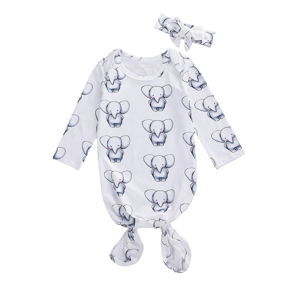 Gigoteuse pour bébé imprimé éléphant
