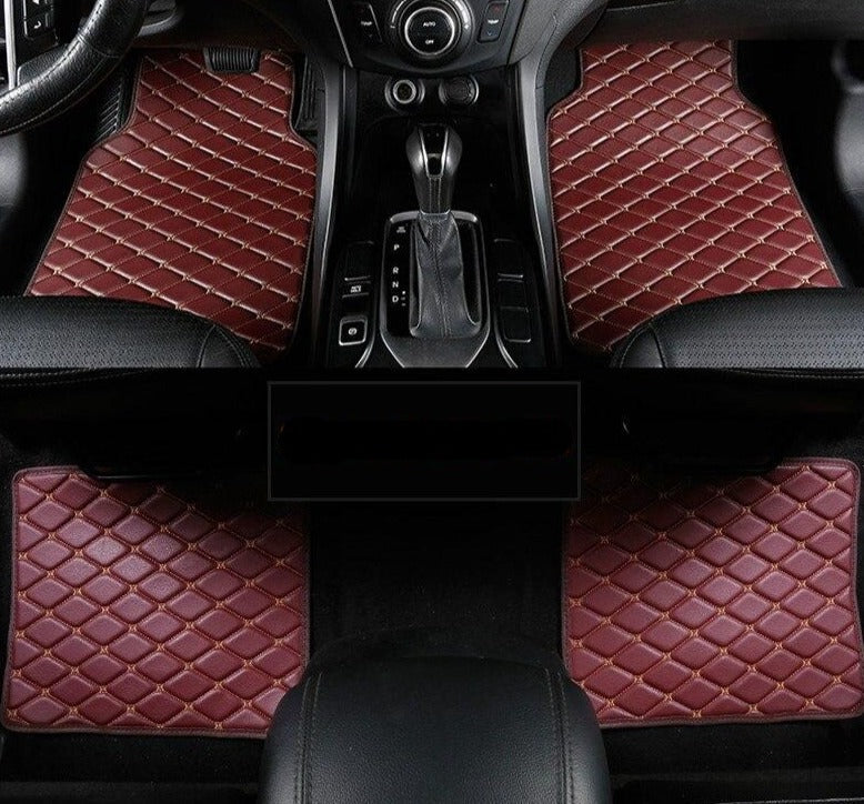 Tapis de sol universel en cuir pour voiture