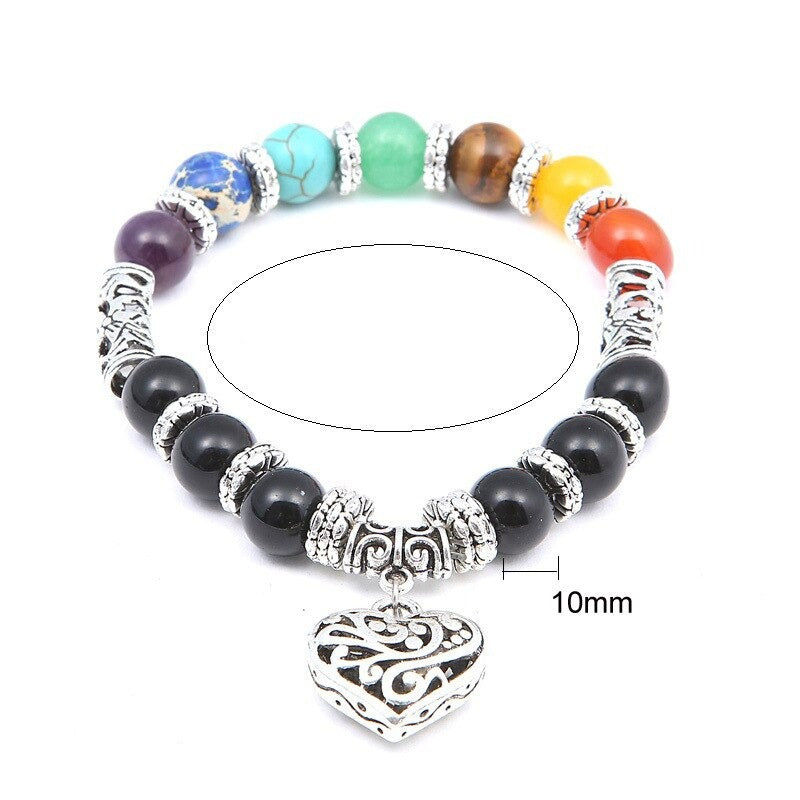 Bracelet de pierres des 7 chakras