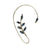 Boucles d'oreilles à clip en forme de fleur
