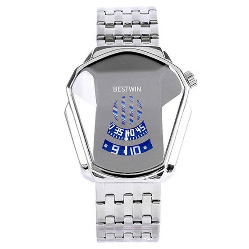 Montre-bracelet à quartz étanche style diamant