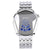 Montre-bracelet à quartz étanche style diamant