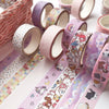 Washi Tape décoratif Kawaii (lot de 5)