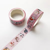 Washi Tape décoratif Kawaii (lot de 5)