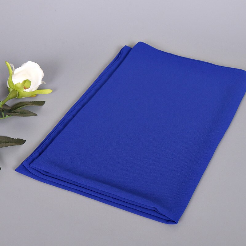 Hijab instantané en mousseline de soie à double boucle