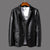 Blazer en cuir pour homme