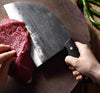 Couteau de chef de cuisine forgé à la main