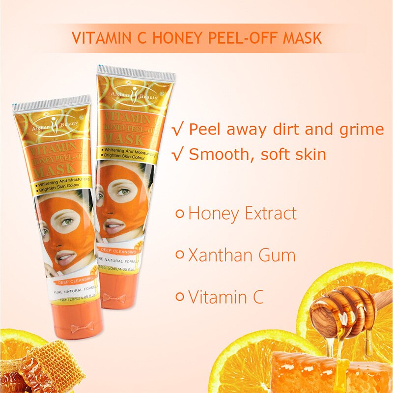 Masque Peel-off à la vitamine C et au miel