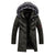 Manteau d'hiver à capuche en fourrure pour hommes