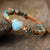 Bracelet coeur en amazonite naturelle