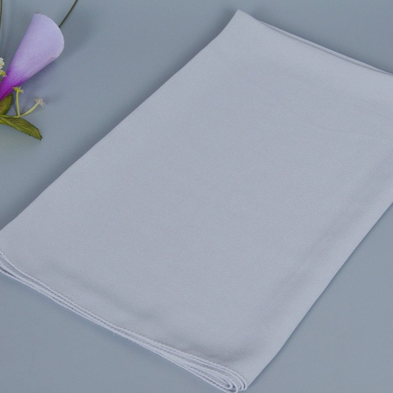 Hijab instantané en mousseline de soie à double boucle