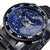 Montre mécanique rétro-squelette lumineuse