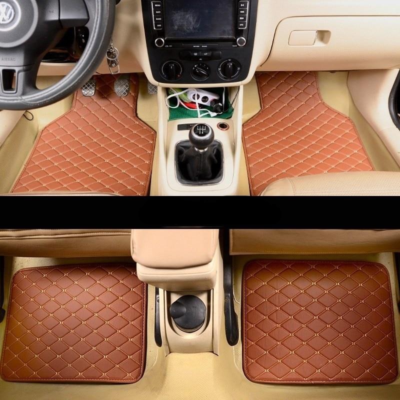 Tapis de sol universel en cuir pour voiture
