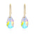 Boucles d'oreilles en cristal en forme de goutte d'eau