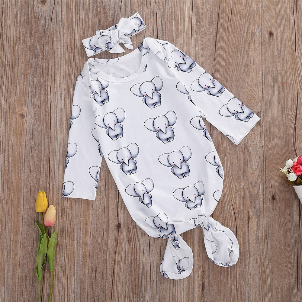 Gigoteuse pour bébé imprimé éléphant