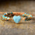 Bracelet coeur en amazonite naturelle