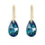 Boucles d'oreilles en cristal en forme de goutte d'eau