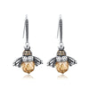 Boucles d&#39;oreilles Abeille en Cristal