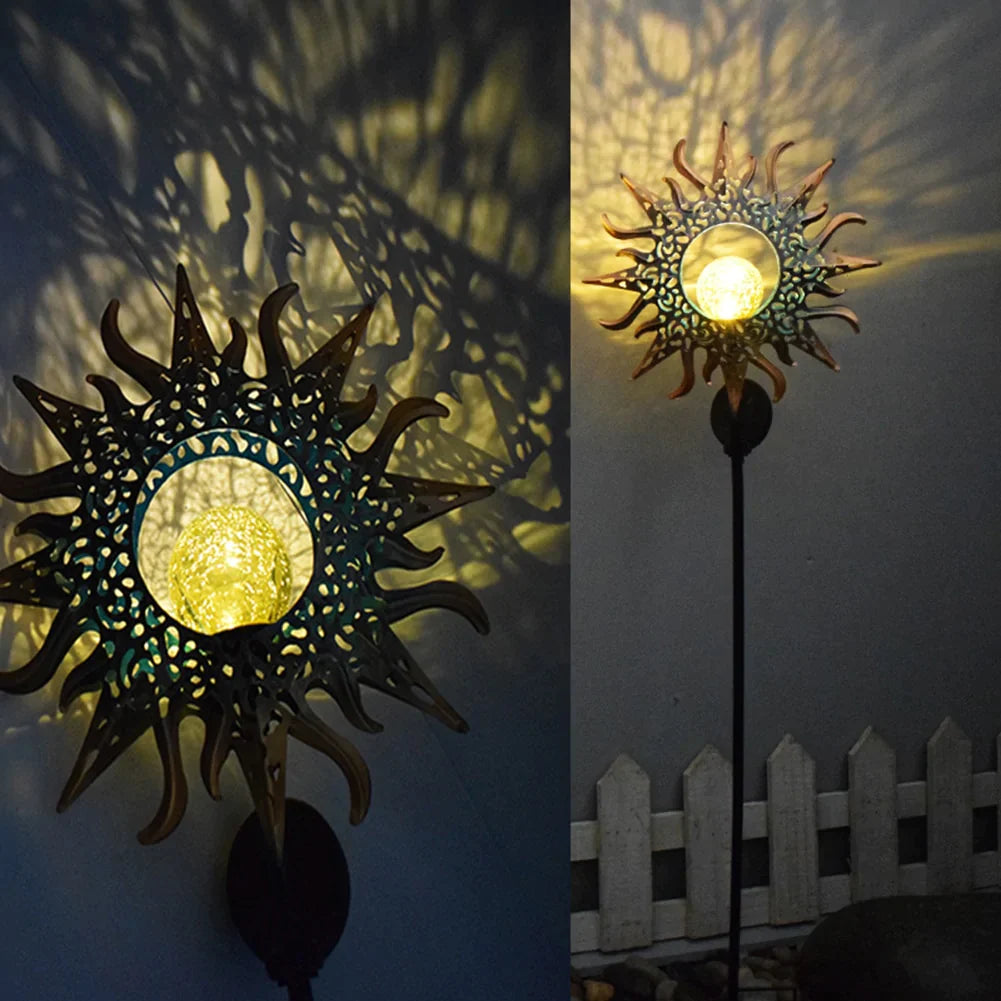 Lampe d'extérieur rétro pour jardin