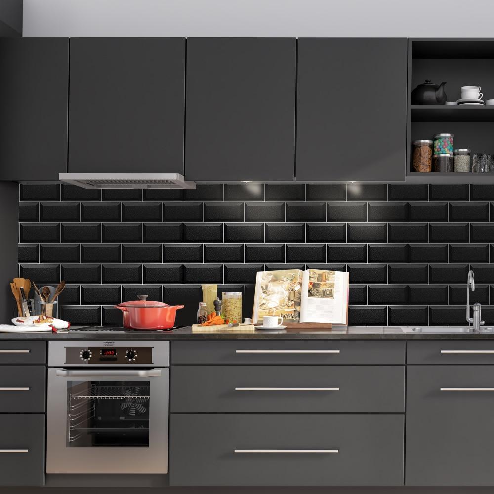 Autocollants imperméables pour carreaux 3D (9 pièces)