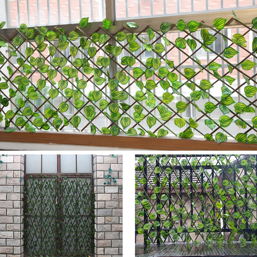 Clôture de jardin rétractable