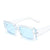 Lunettes de soleil rectangulaires vintage