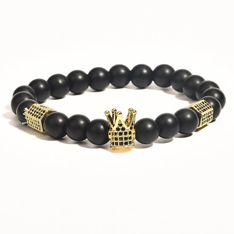Bracelet en pierre d&#39;onyx
