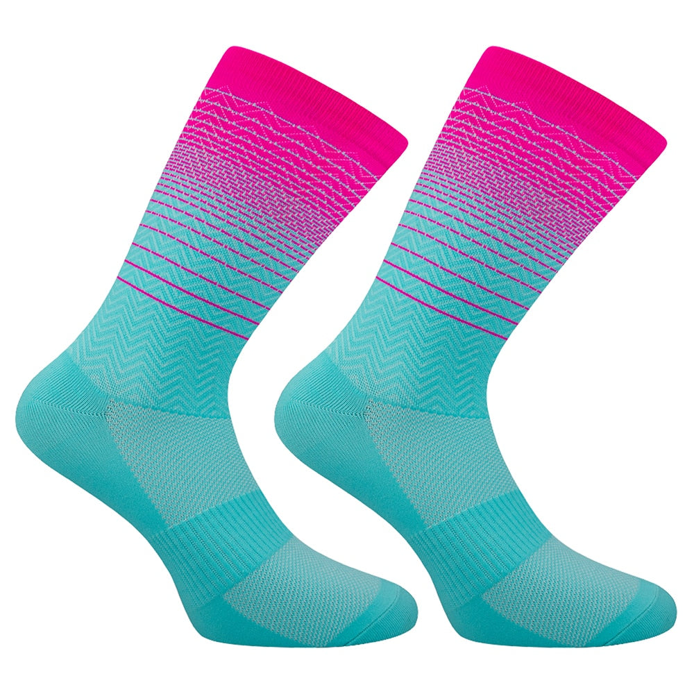 Chaussettes de sport unisexes colorées