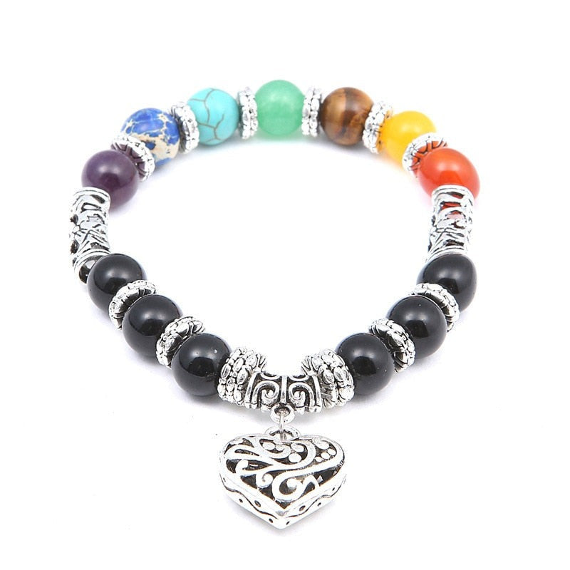 Bracelet de pierres des 7 chakras