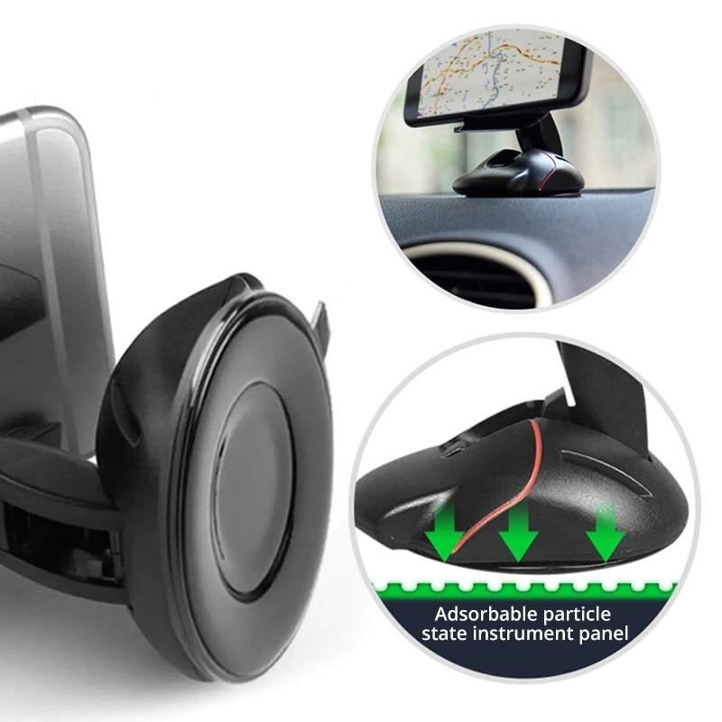 Support de téléphone pour voiture transformable à 360