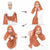 Hijab instantané en mousseline de soie à double boucle