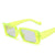Lunettes de soleil rectangulaires vintage