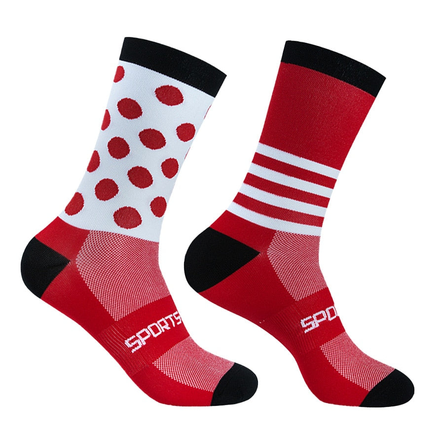 Chaussettes de sport unisexes colorées