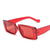 Lunettes de soleil rectangulaires vintage