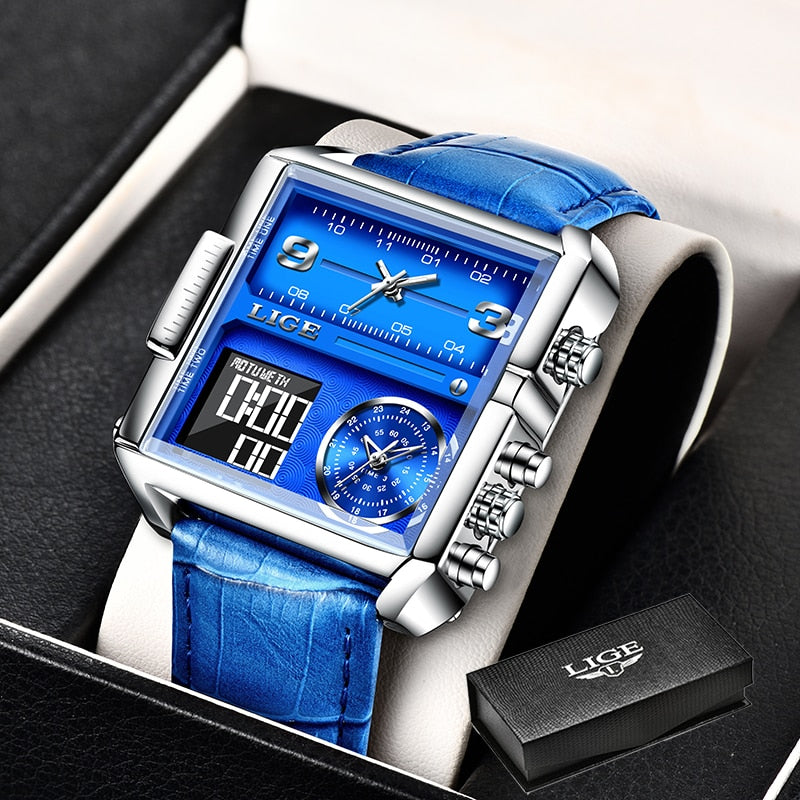 Montre numérique militaire pour hommes