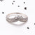 Bague en argent sterling en forme de V