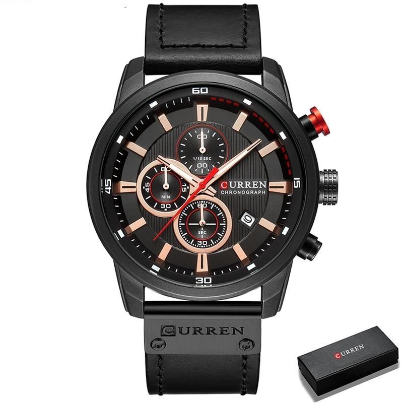CURREN Chronographe Montre-bracelet pour homme