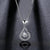 Collier avec pendentif en cristal goutte d'eau