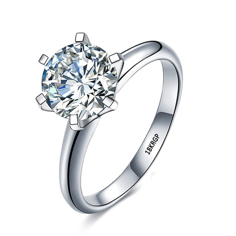 Bague de promesse en diamant