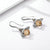 Boucles d'oreilles Abeille en Cristal