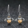 Boucles d&#39;oreilles Abeille en Cristal