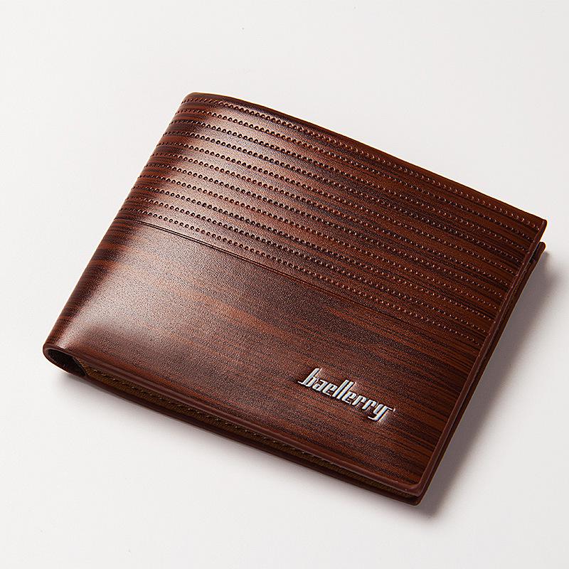 Portefeuille occasionnel en cuir PU pour hommes