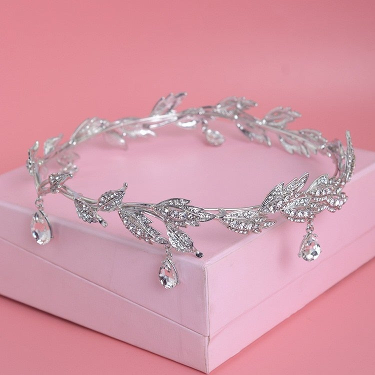 Couronne de luxe en cristal pour femme