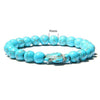 Bracelet tortue en perles de turquoise