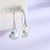 Boucles d'oreilles en cristal en forme de goutte d'eau