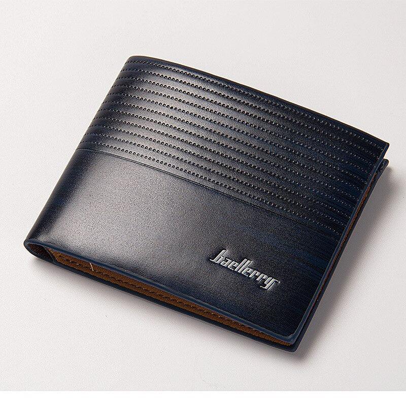 Portefeuille occasionnel en cuir PU pour hommes