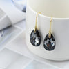 Boucles d&#39;oreilles en cristal en forme de goutte d&#39;eau