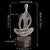 Lampe à illusion 3D pour le yoga