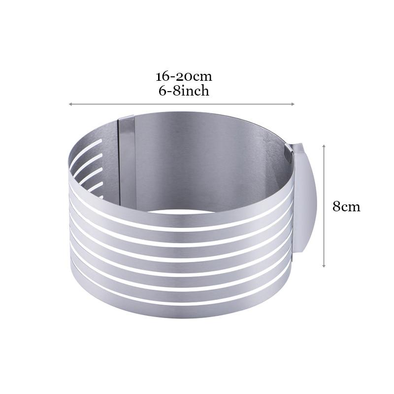 Coupe-gâteau réglable en acier inoxydable