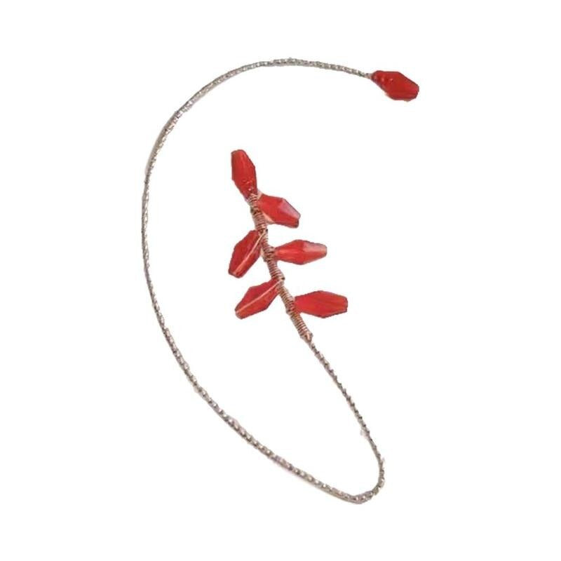 Boucles d'oreilles à clip en forme de fleur